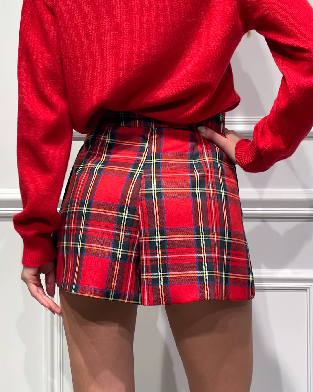 -SHORTS TARTAN – VICOLO