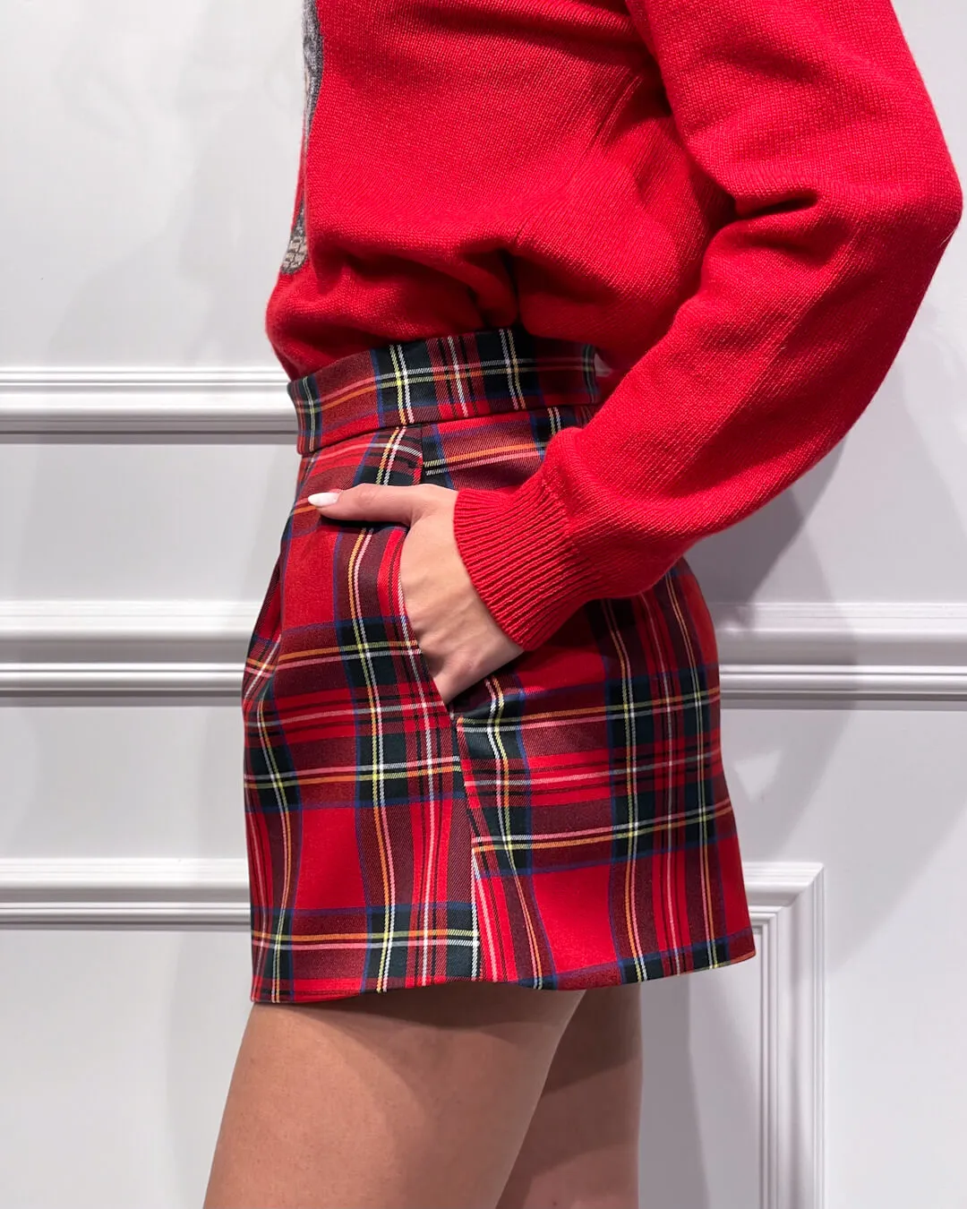 -SHORTS TARTAN – VICOLO