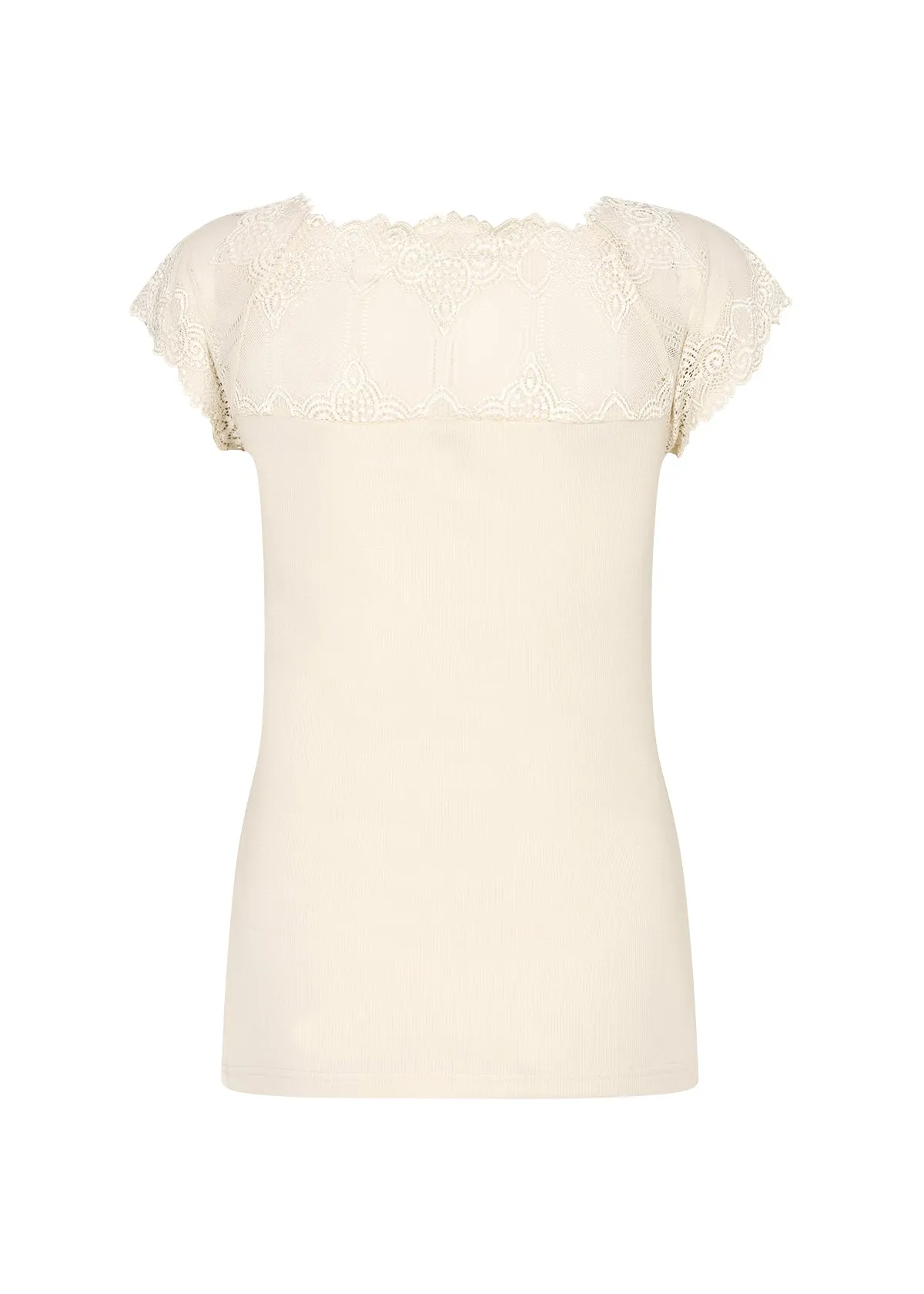 26129- Cream Lace Top - Soya Concept