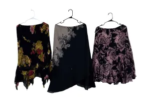 Aesthetic floral skirts - 12 pcs - 3/9/24