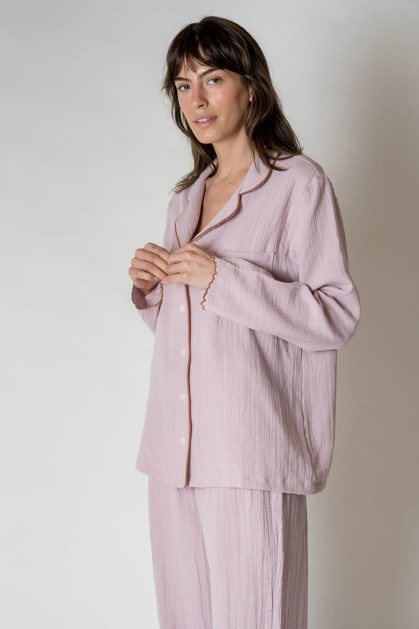 Alaia Long PJ Set