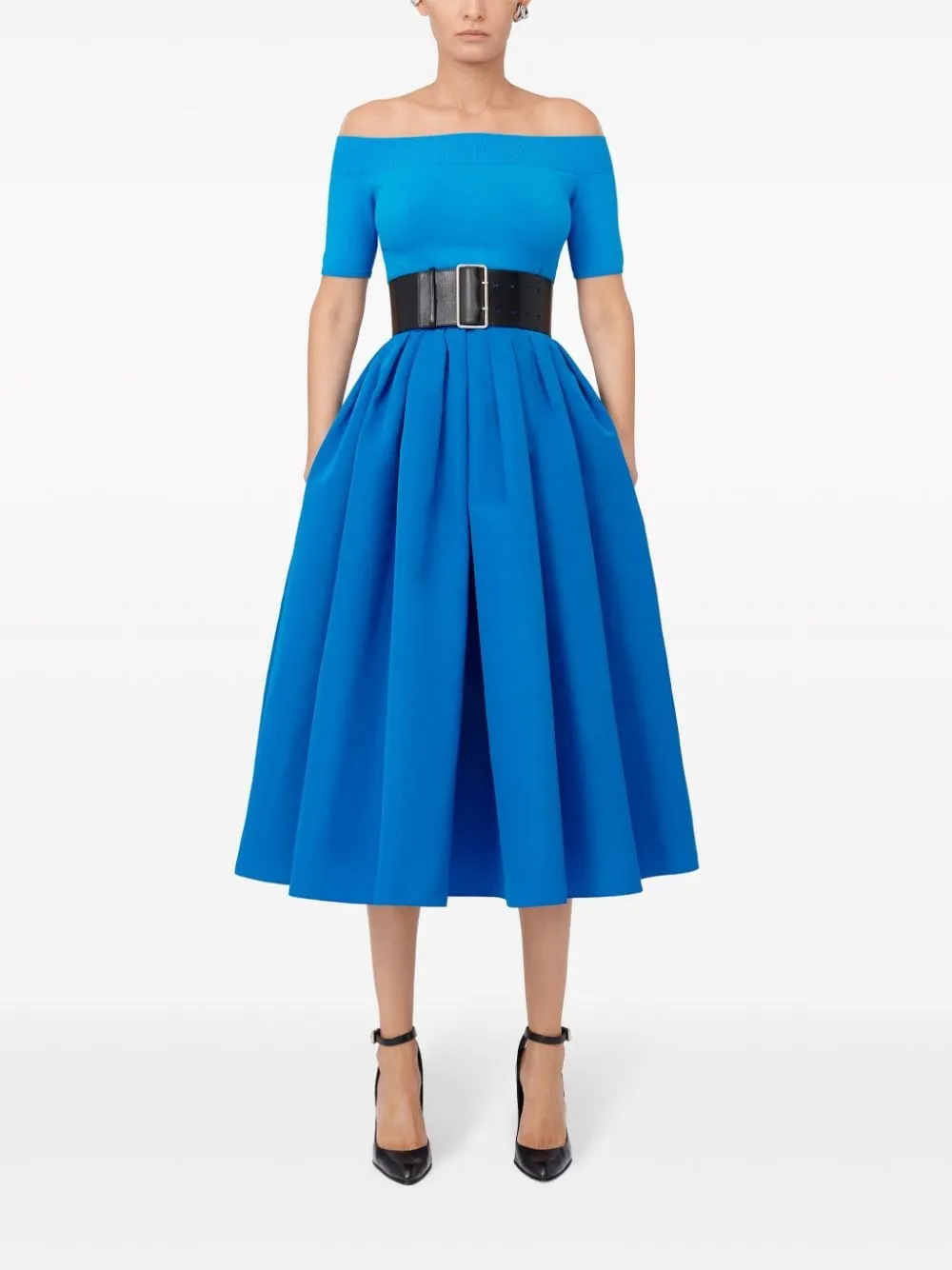 Alexander Mcqueen Skirts Blue