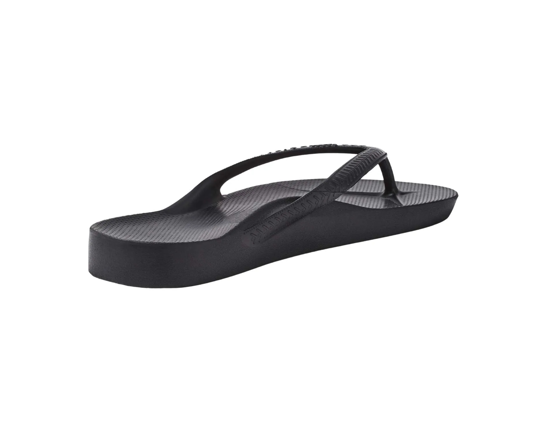 Archies Arch Support Thongs Black