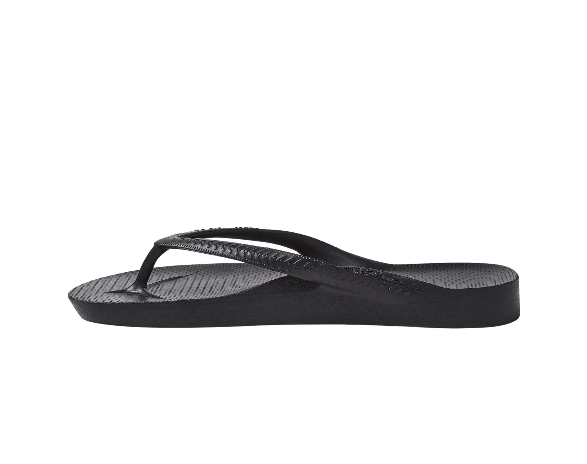 Archies Arch Support Thongs Black