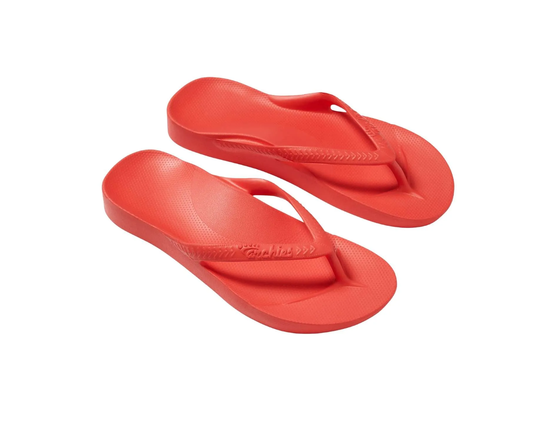 Archies Arch Support Thongs Coral