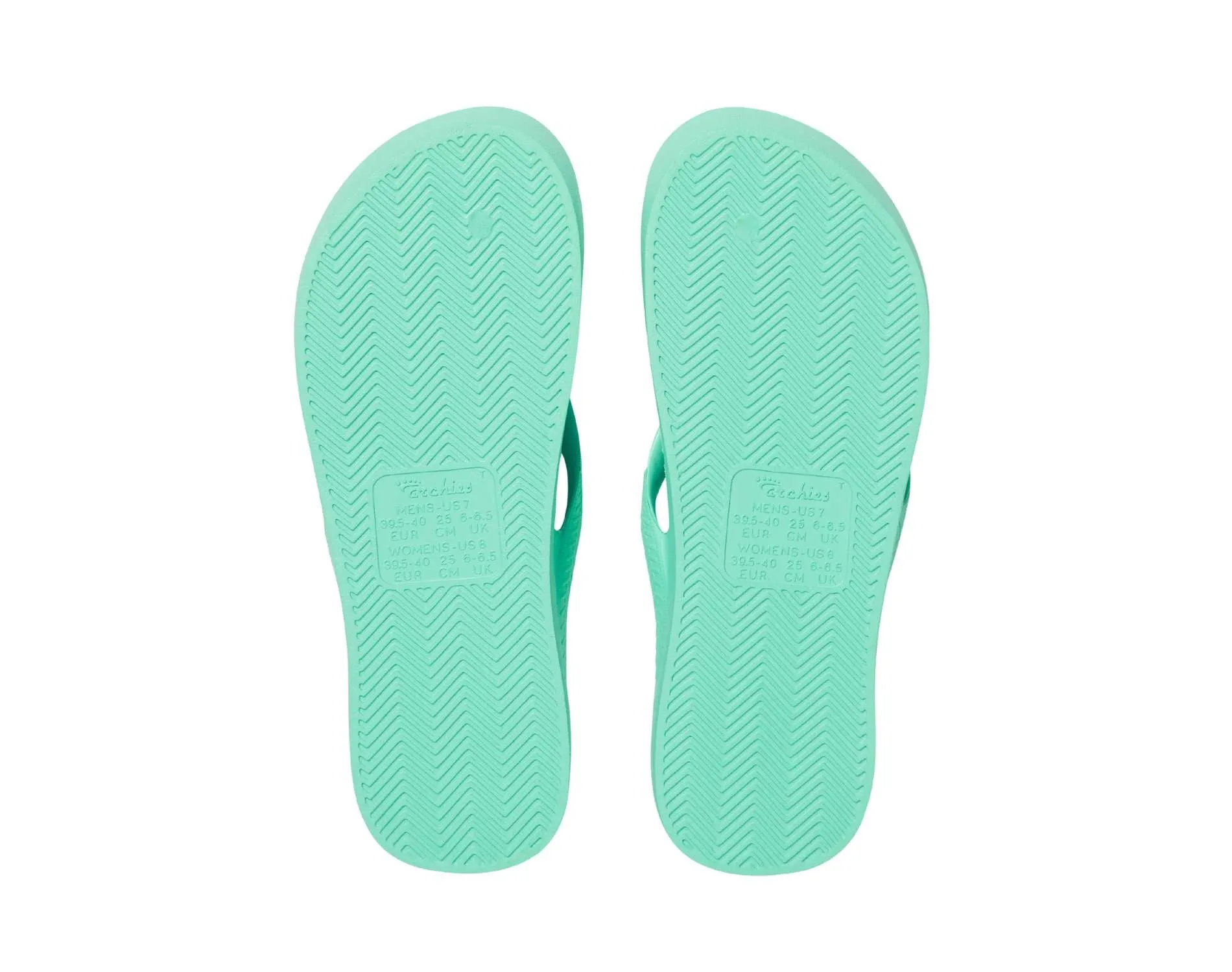 Archies Arch Support Thongs Mint