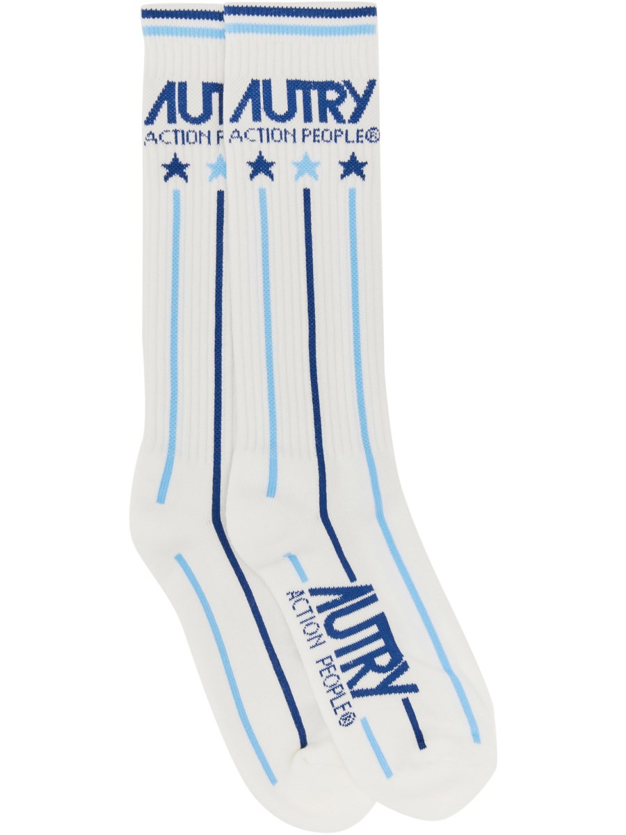 AUTRY    SOCKS WITH LOGO