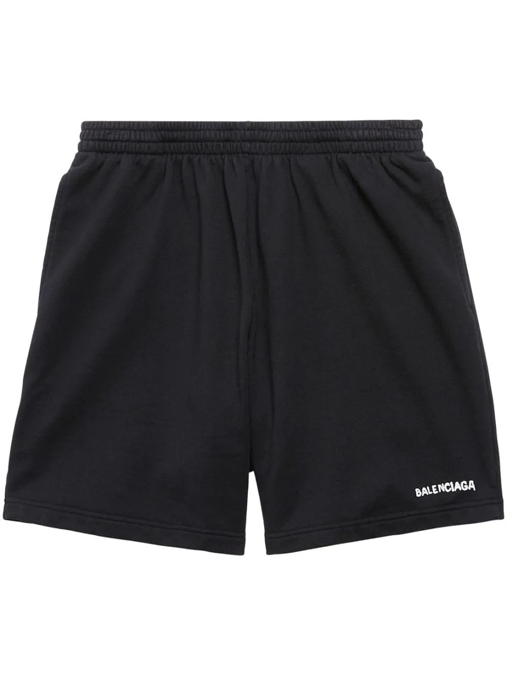 BALENCIAGA LOGO-PRINT TRACK SHORTS