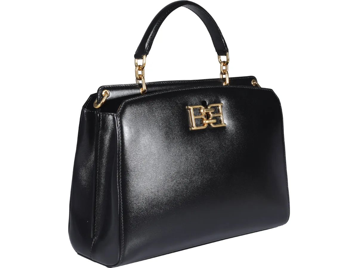 Bally Logo Plaque Open-Top Tote Bag