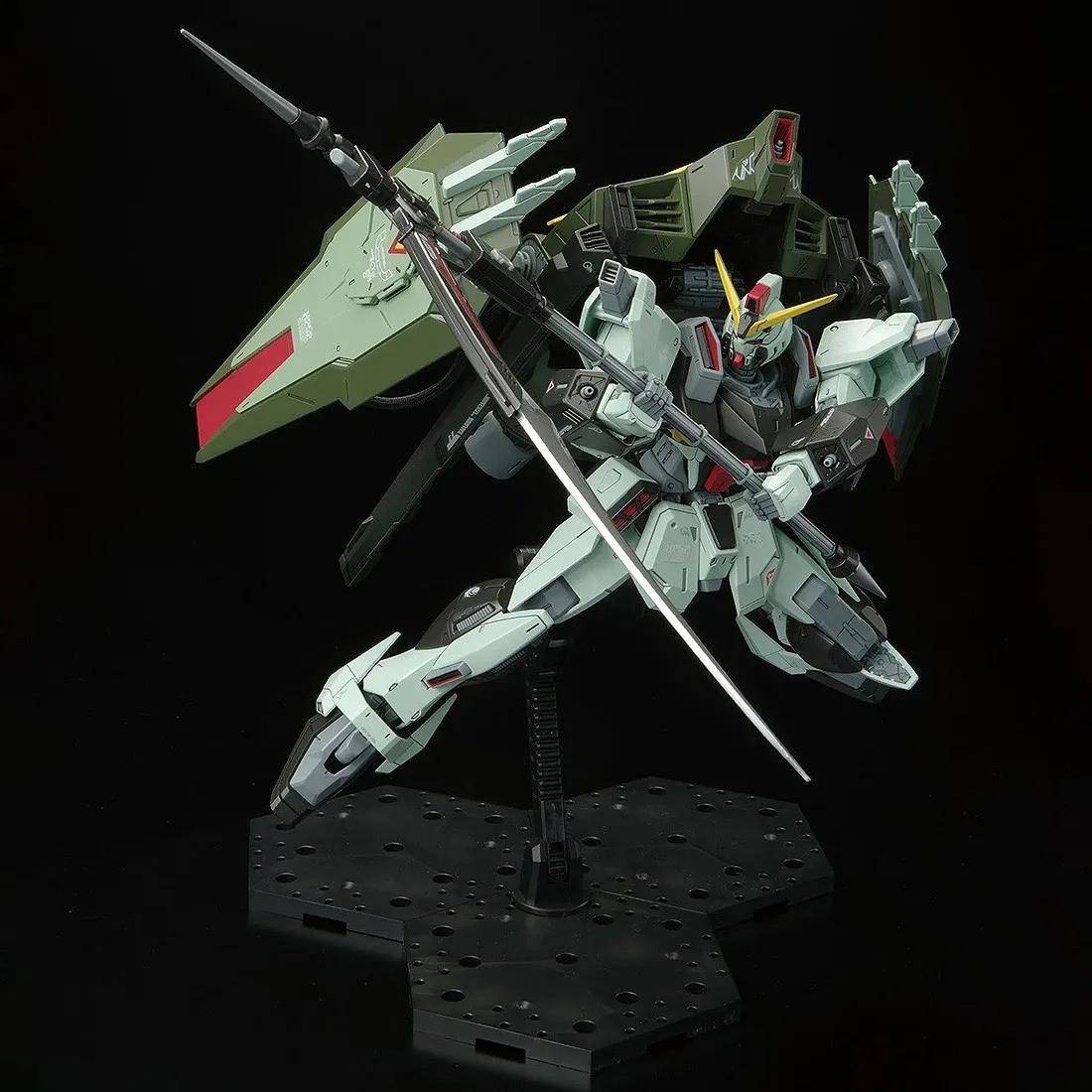 Bandai Full Mechanics 1/100 Mobile Suit Gundam Seed #04 Forbidden Gundam Plastic Model Kit (olive)