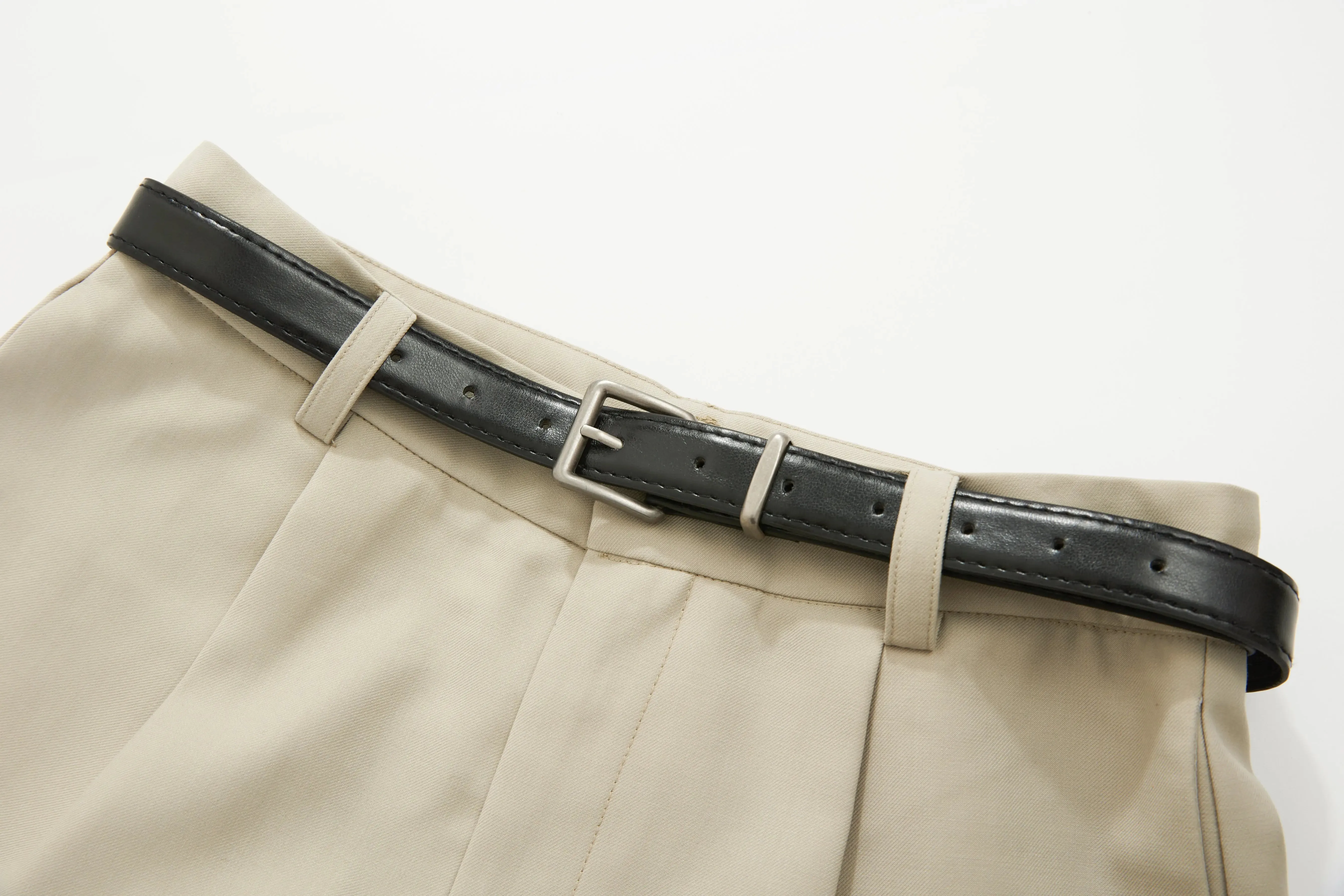 C1118 A-Line Skirts with Belts