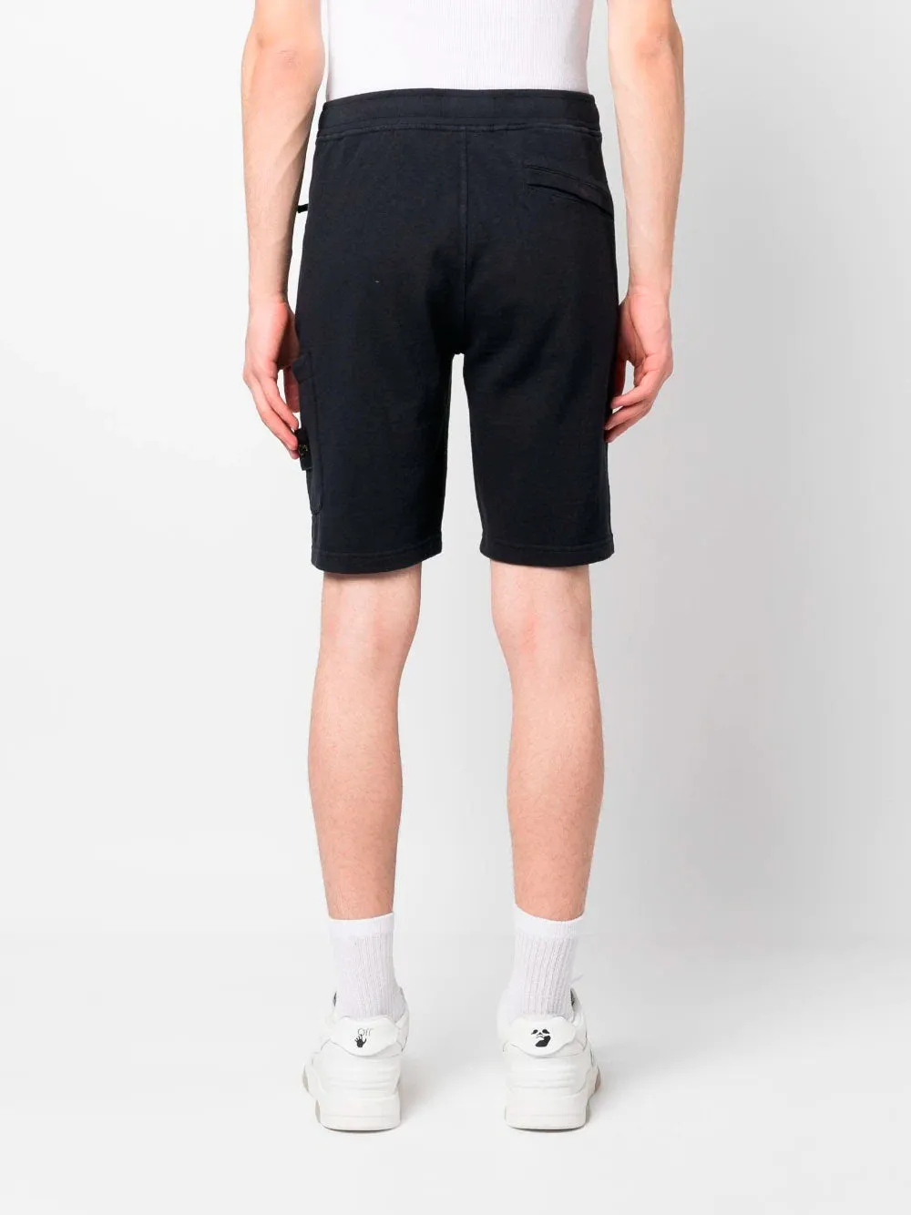 Compass-badge bermuda shorts