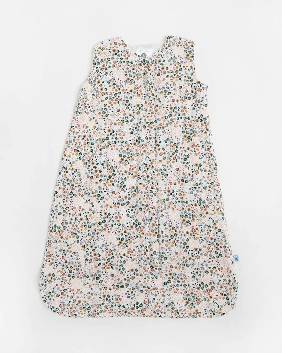 Cotton Sleeping Bag, Pressed Petals