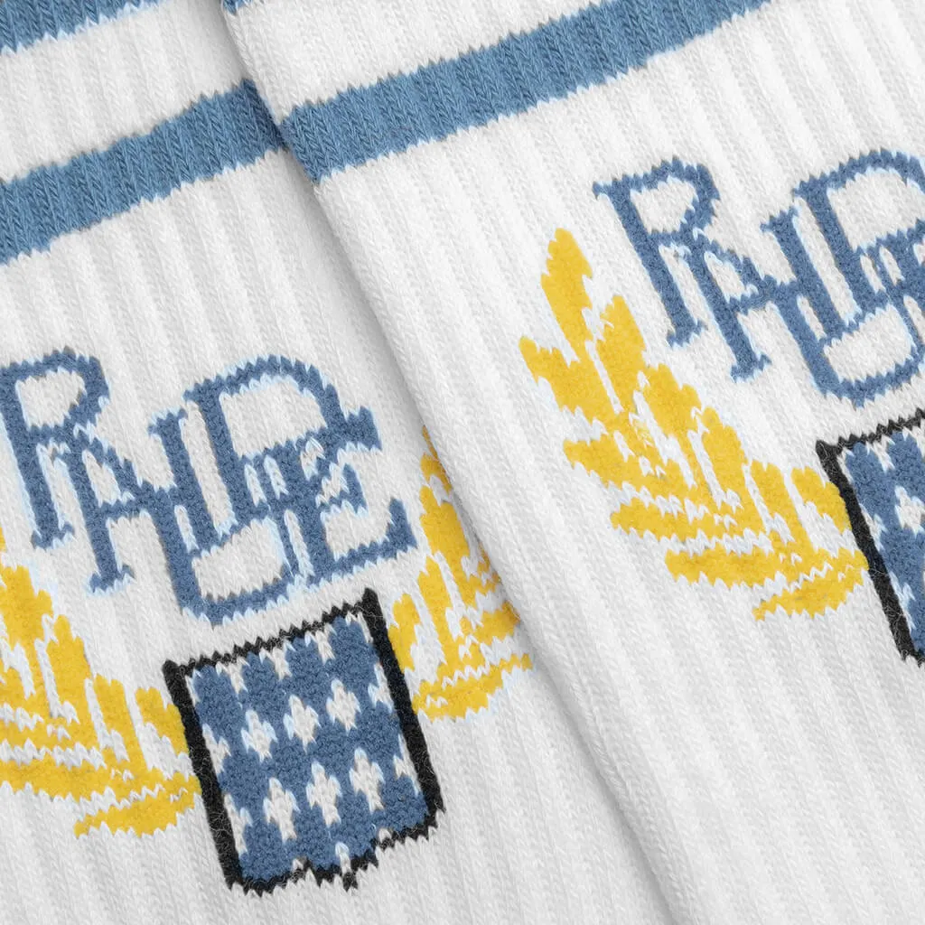 Crest Sport Socks - White