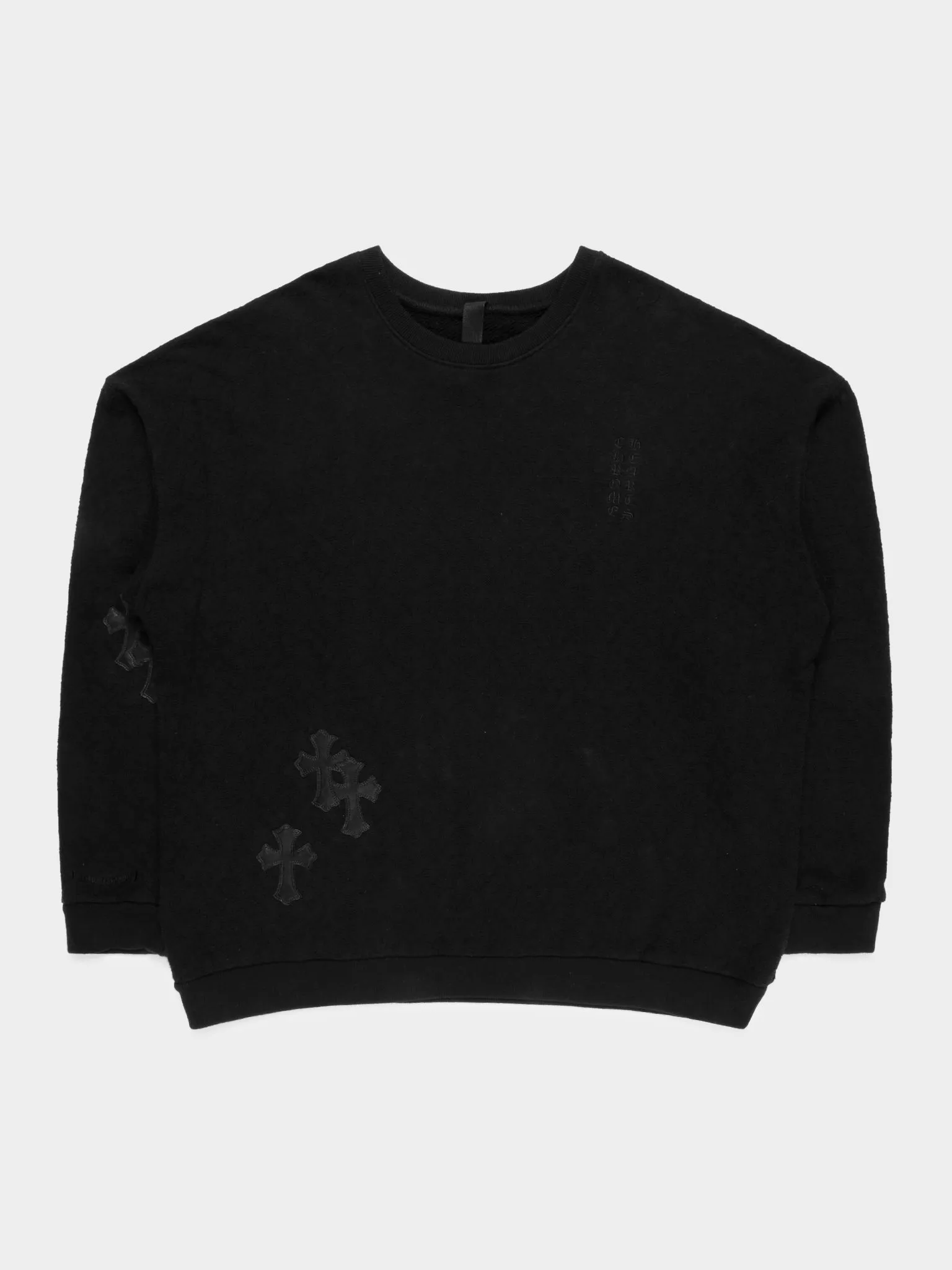 Cross Patch Jacquard Crewneck