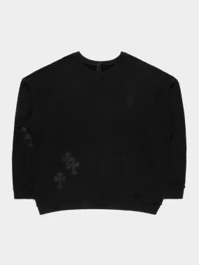 Cross Patch Jacquard Crewneck