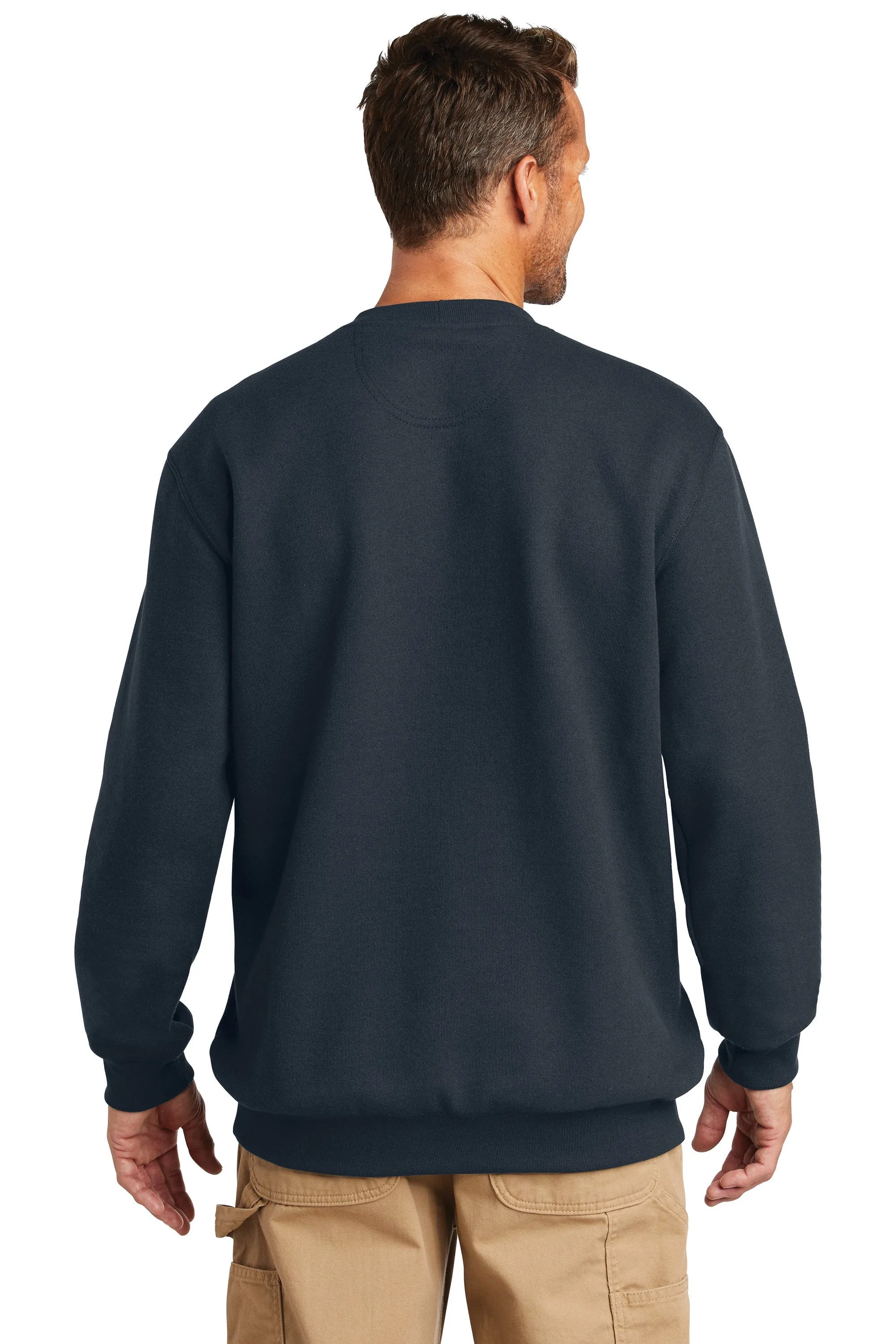 Custom Embroidered Carhartt Midweight Crewneck Sweatshirt - Includes 4in x 4in Embroidery - No Setup Cost - Just send us your lo