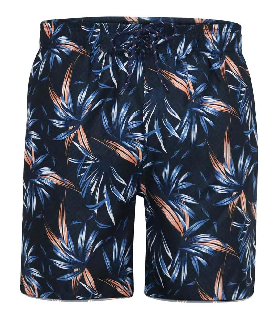 D555 Big Mens Hawaiian Printed Swim Shorts (DARIAN)