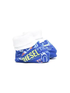 Diesel Socks Logo Blue