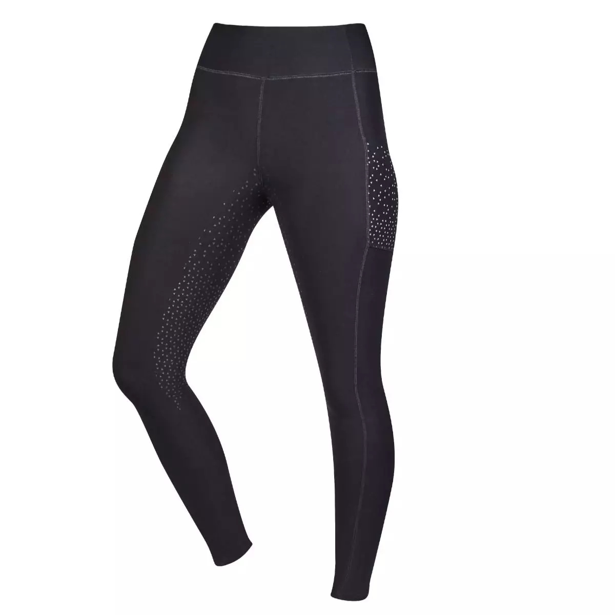 Dublin Reflective Compression High Rise Tights - Black