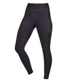 Dublin Reflective Compression High Rise Tights - Black