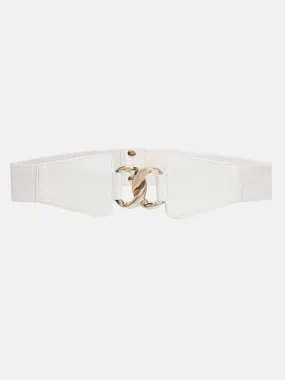 Elastic Strap Circular Concho Belt