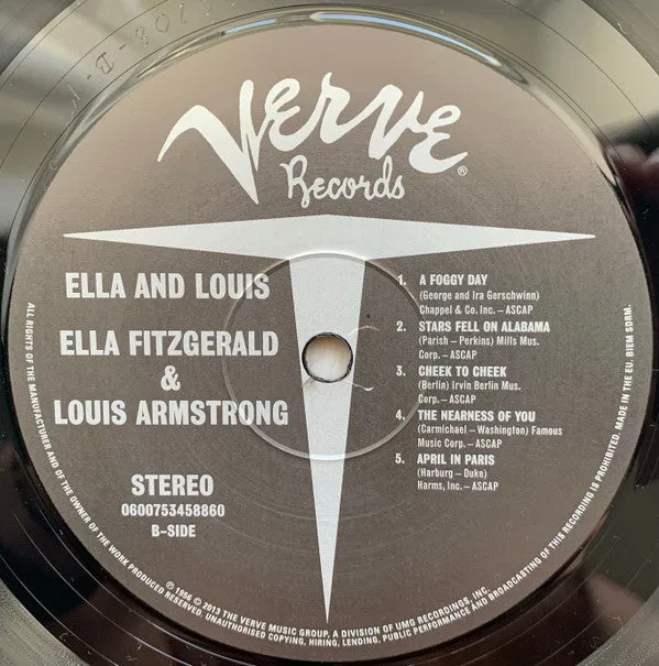 Ella Fitzgerald & Louis Armstrong ~ Ella And Louis