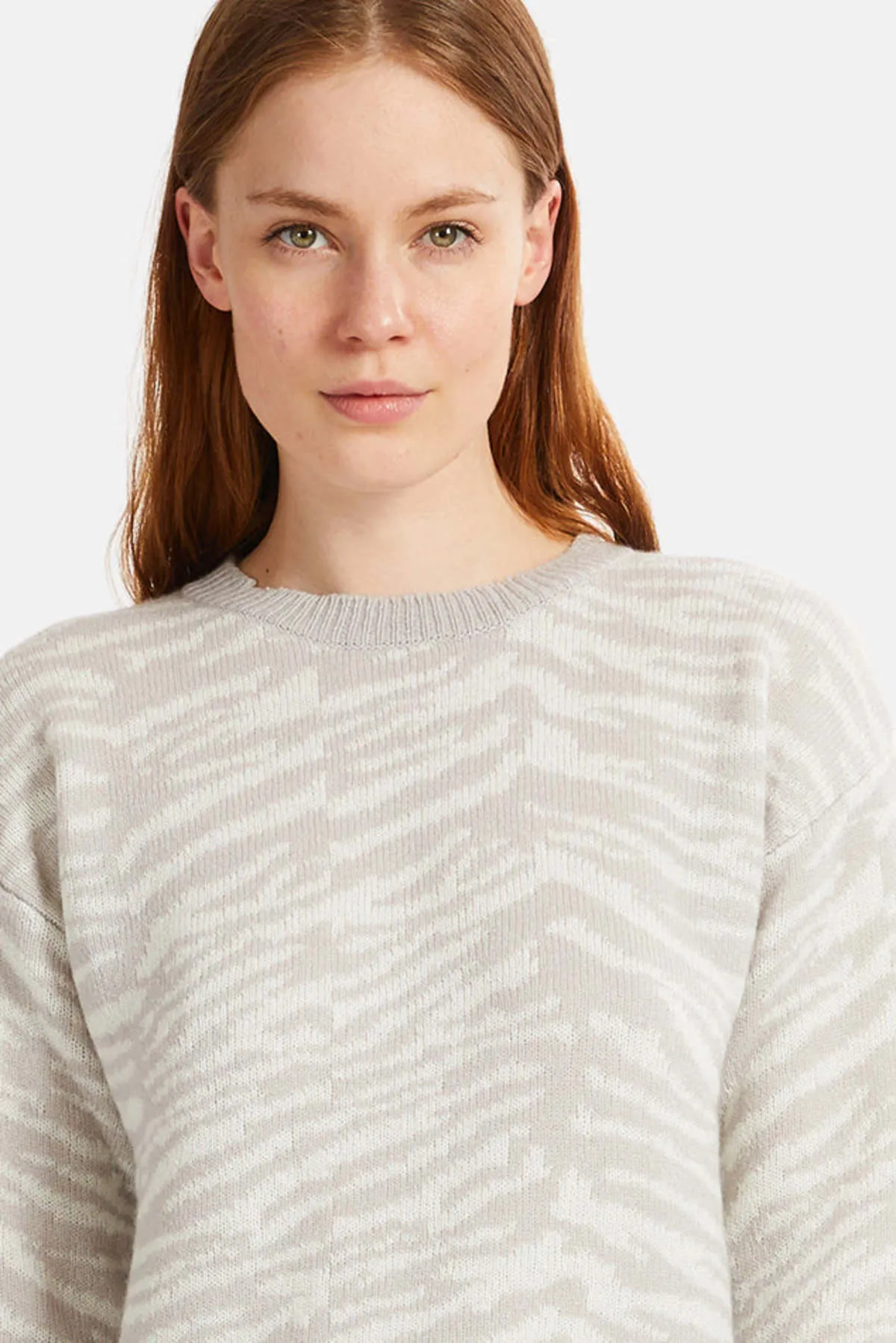 Emma Sweater - Grey Zebra