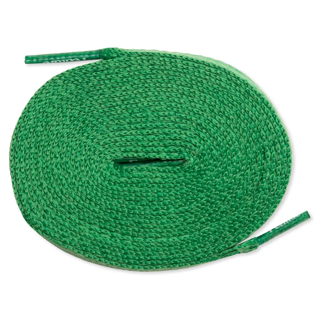 Flat Shoe Laces - Grass Green