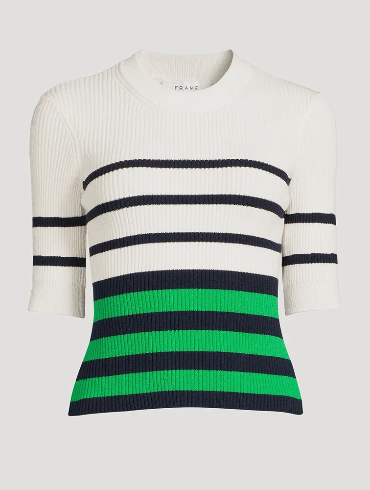 FRAME Shrunken Rib Sweater