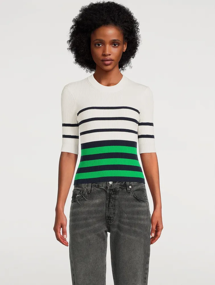 FRAME Shrunken Rib Sweater