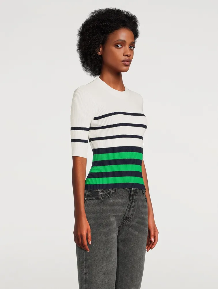 FRAME Shrunken Rib Sweater