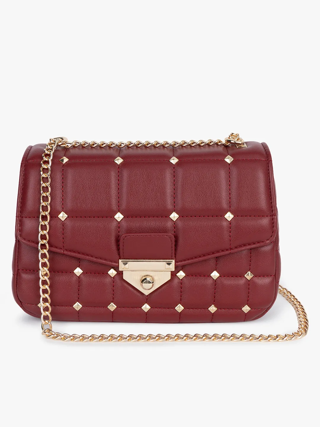 Glamourous Studded Sling Bag