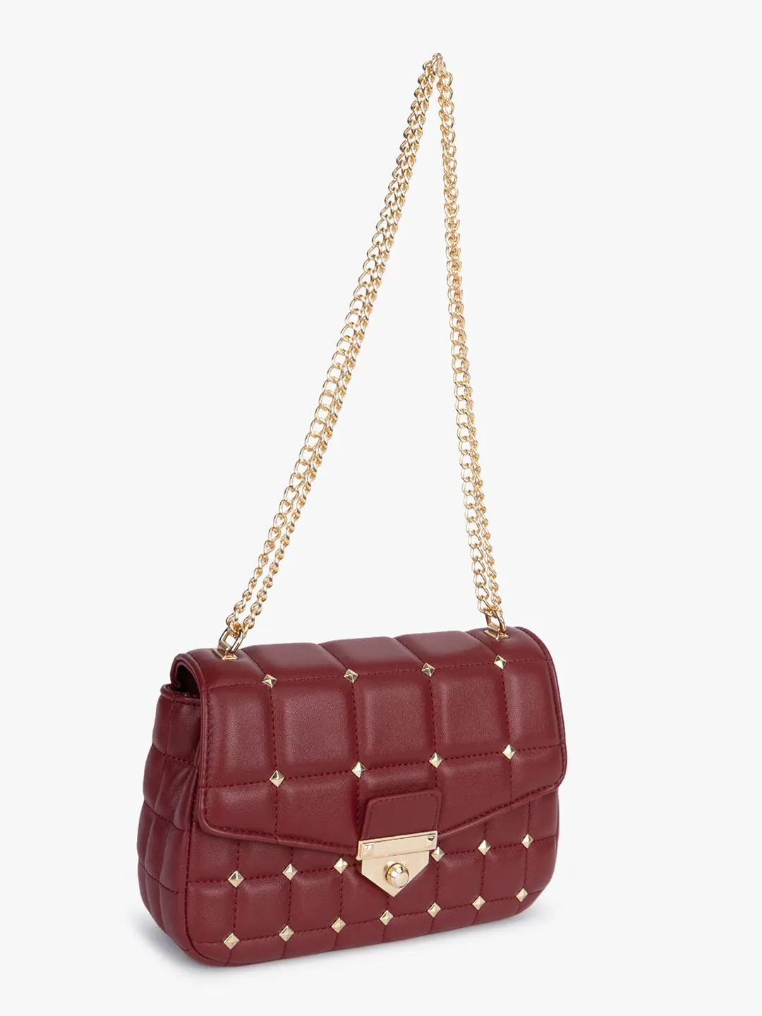 Glamourous Studded Sling Bag