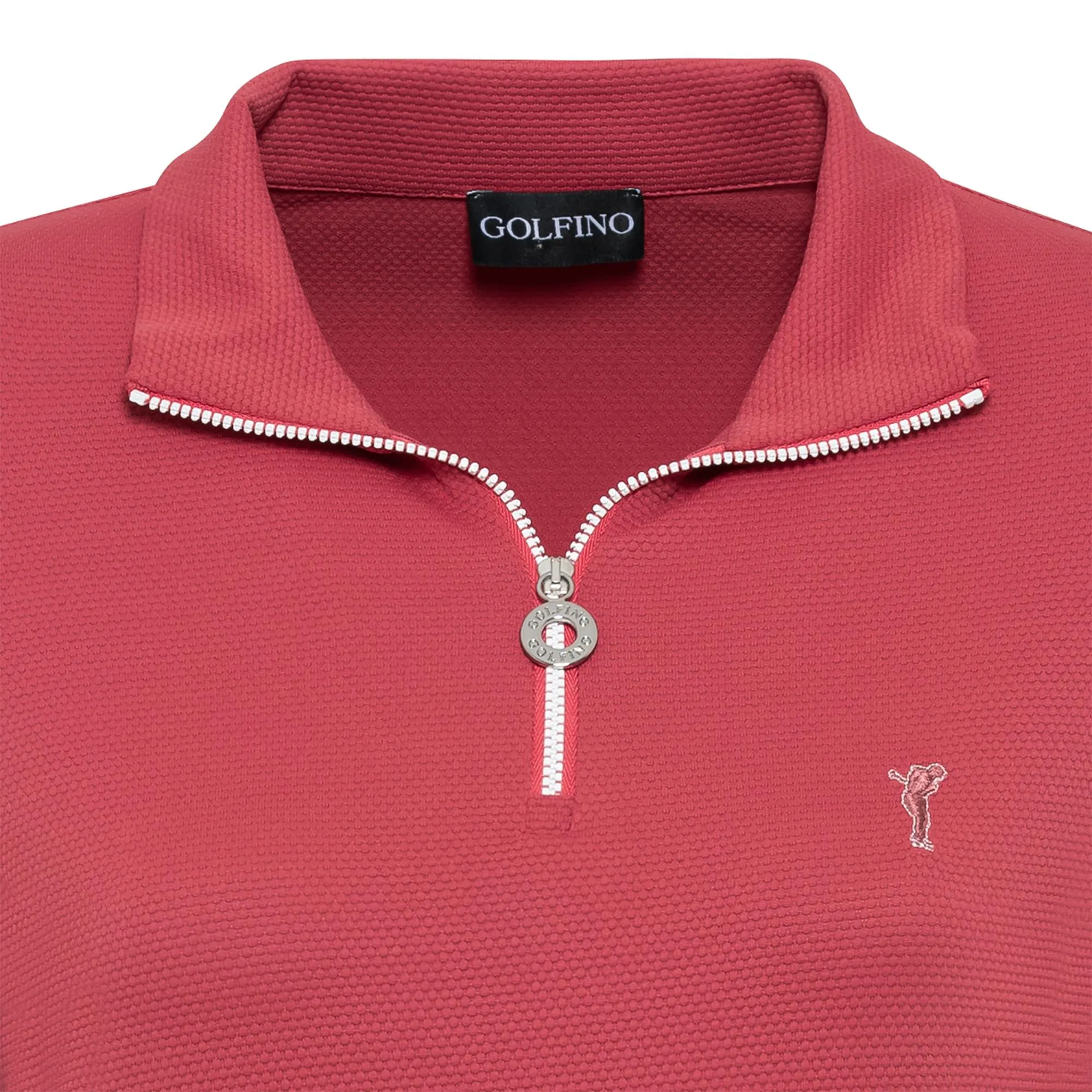 Golfino Winter Game Bubble Jaquard Troyer Ladies Golf Polo Holyberry