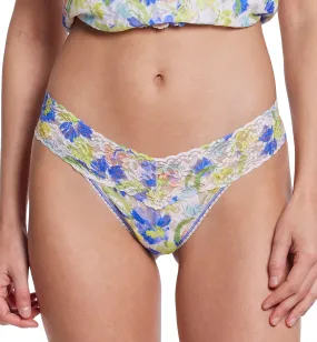 Hanky Panky Signature Lace Printed Low Rise Thong (PR4911P) - Brush Strokes