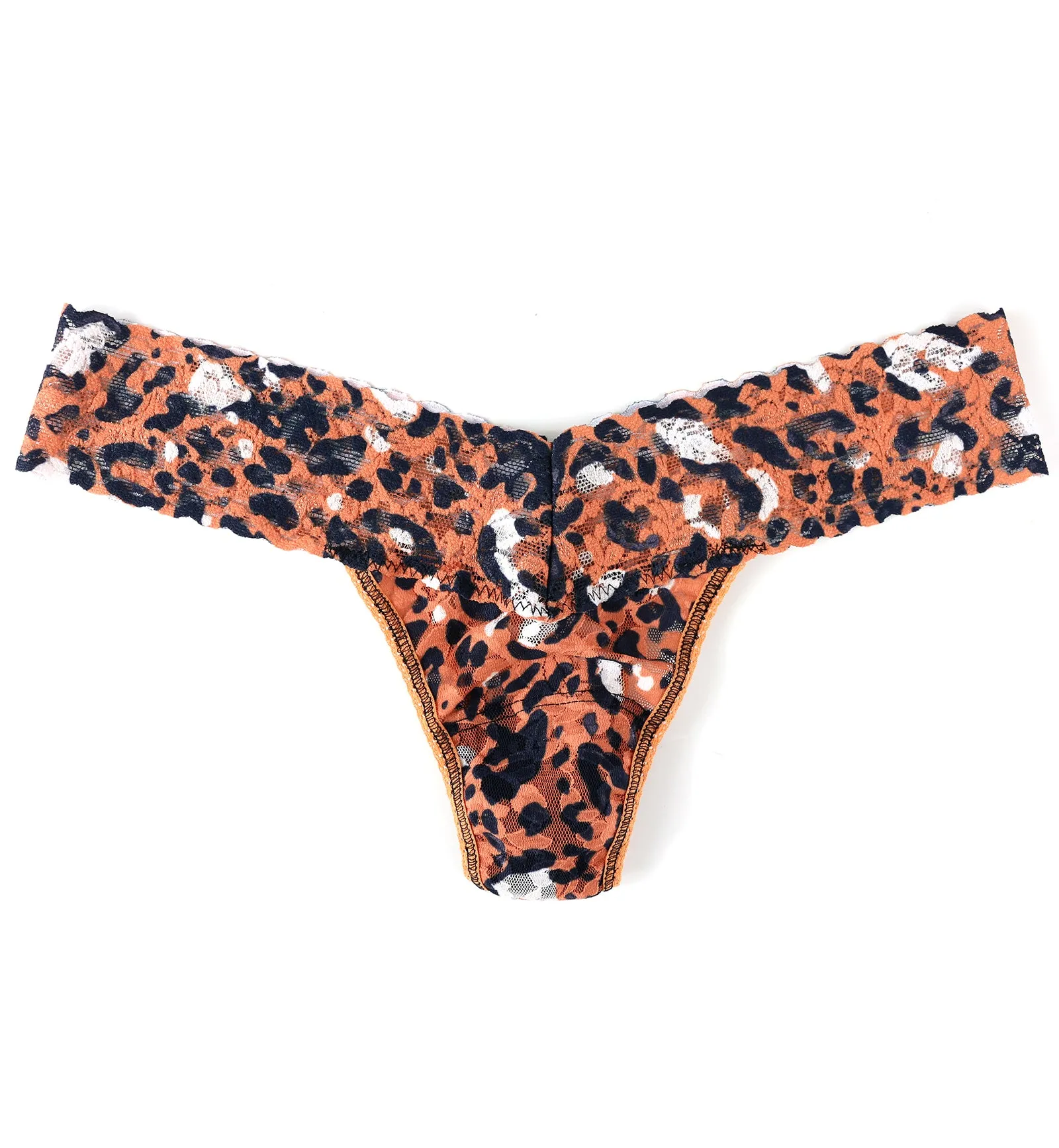 Hanky Panky Signature Lace Printed Low Rise Thong (PR4911P) - Cheeky Cheetah