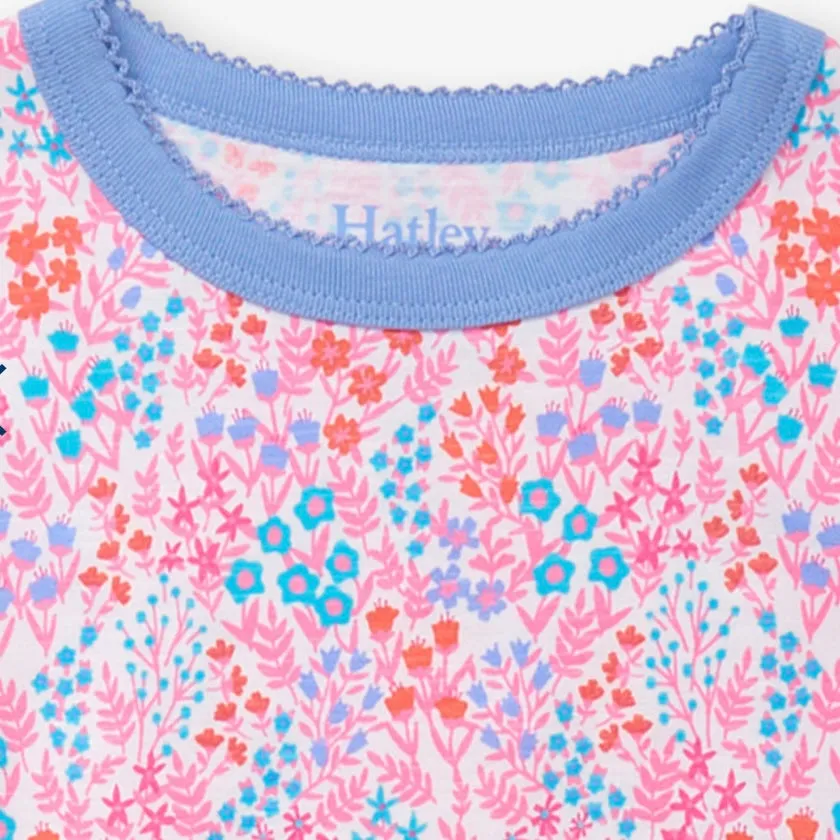 Hatley Girls Ditsy Floral Short Pajama Set