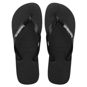 Havaiana Rubber Logo Black/White