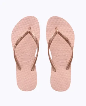 Havaiana Slim Metallic Ballet Rose