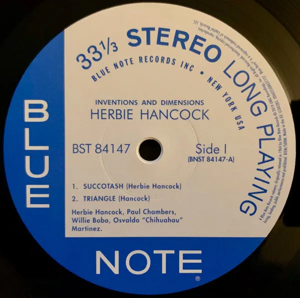 Herbie Hancock ~ Inventions & Dimensions