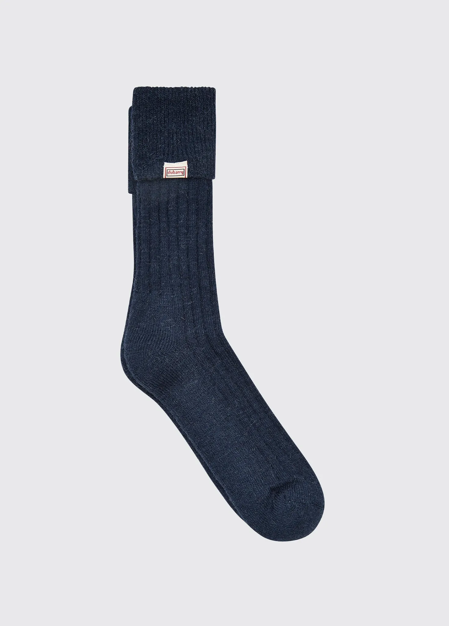 Holycross Ladies Alpaca Socks - Navy