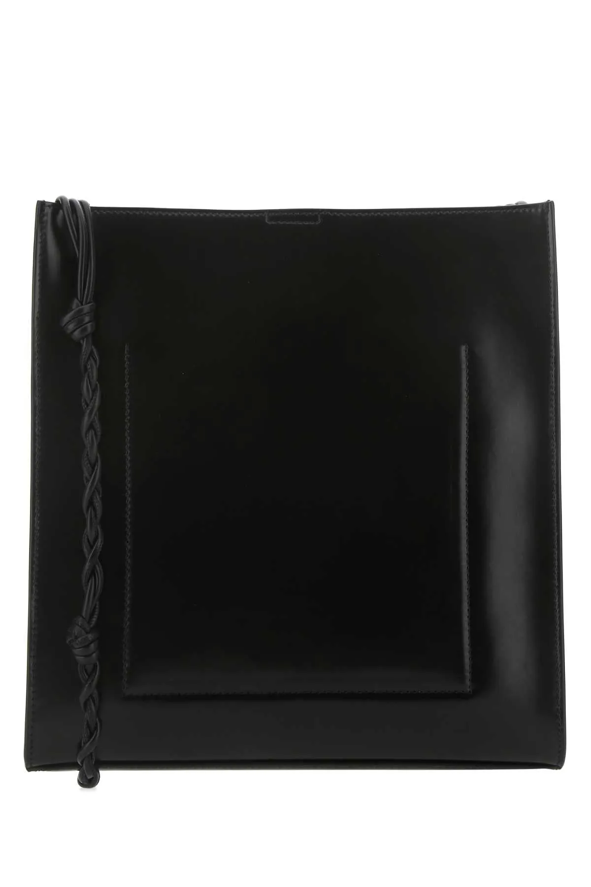 Jil Sander Tangle Logo Printed Shoulder Bag