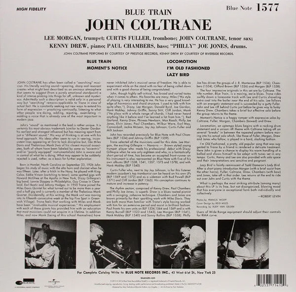 John Coltrane ~ Blue Train