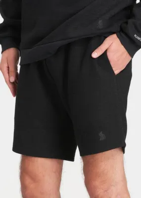 Kuwalla Tee Marled Sweatshorts in Black