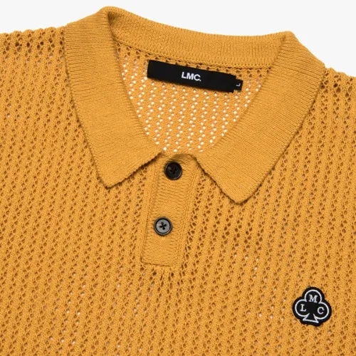 LMC  |Unisex Street Style Logo Knitted Polo Shirts Polos