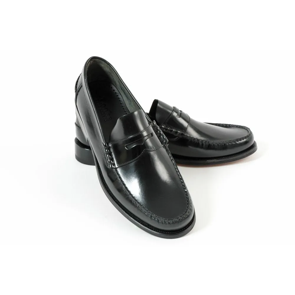 LOAKE Princeton Moccasin shoe - Black