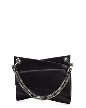 Loubitwist Chain Bag in Black