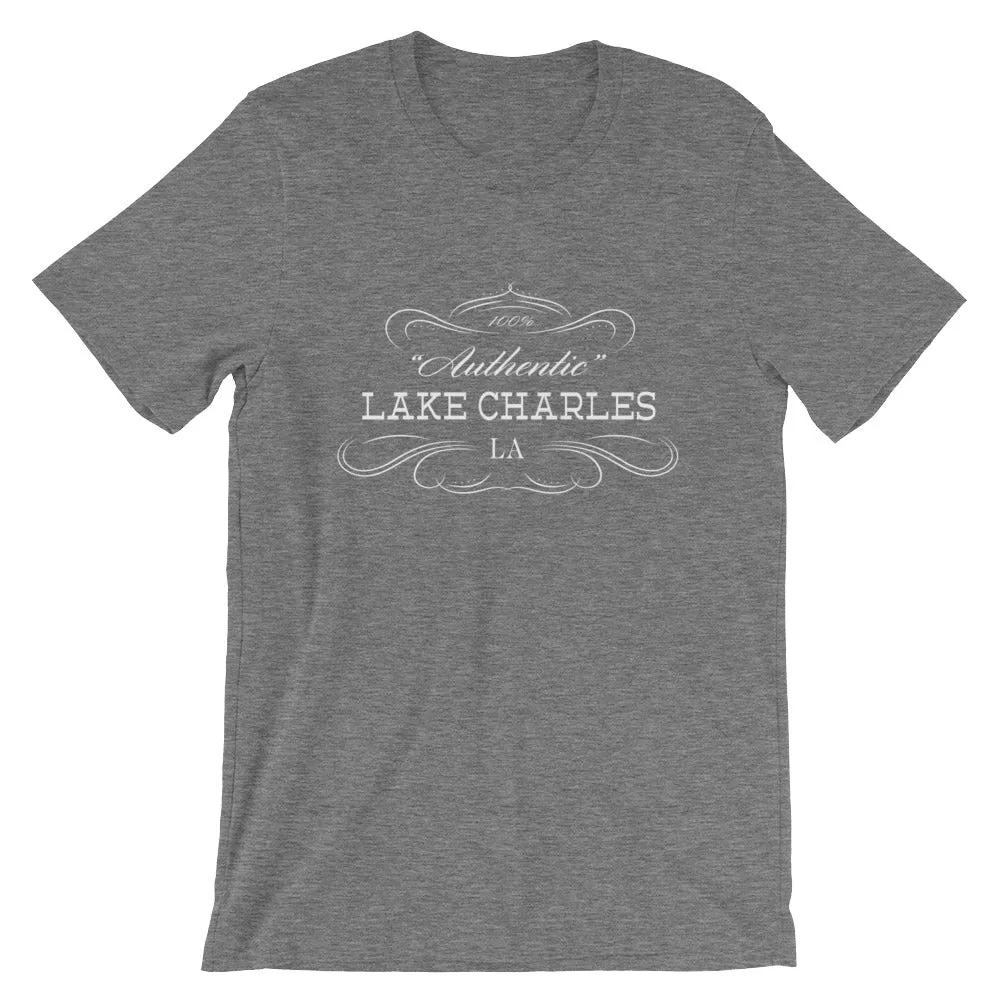 Louisiana - Lake Charles LA - Short-Sleeve Unisex T-Shirt - Authentic