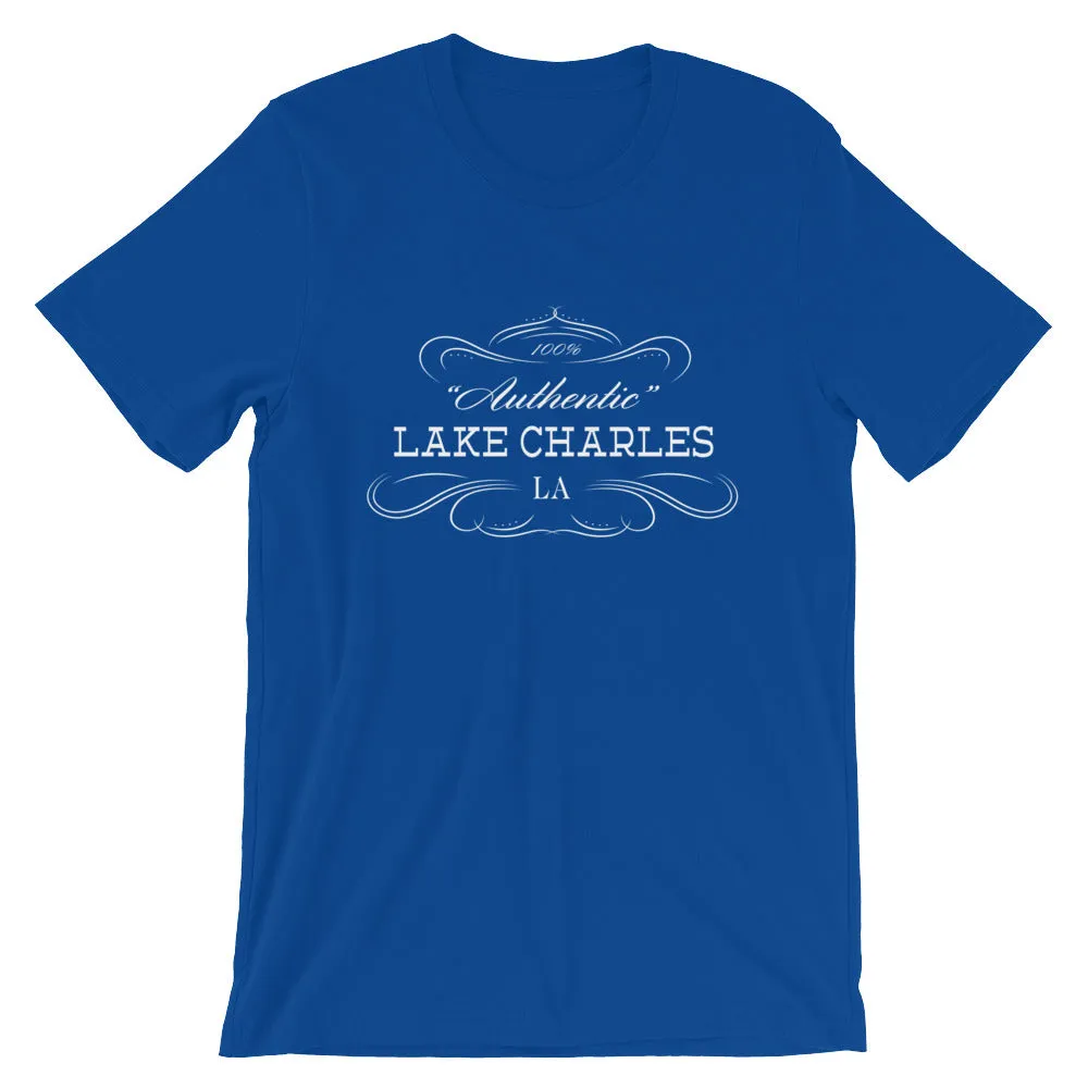 Louisiana - Lake Charles LA - Short-Sleeve Unisex T-Shirt - Authentic